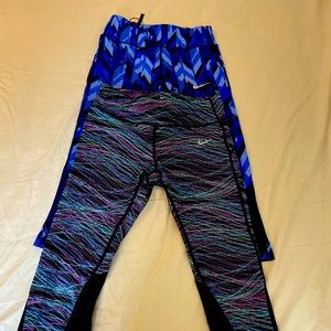 Nike cropped leggings. 2 pair.